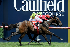 Caulfield finish