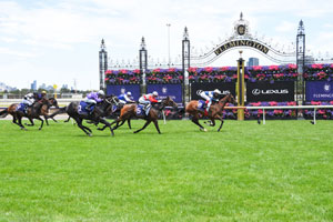 Flemington Finish Sign